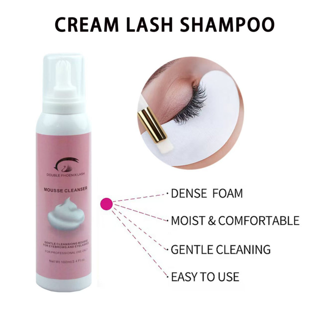 BeautyDIY Eyelash Extension Mousse Cleanser - Gentle Lash Shampoo