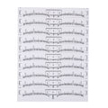 Disposable Eyebrow Ruler Stickers—100pcs