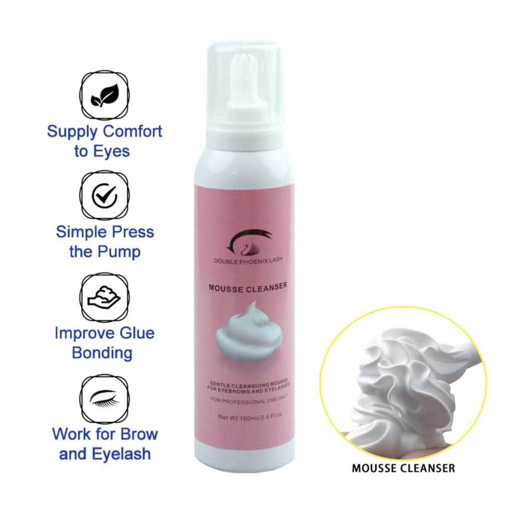 BeautyDIY Eyelash Extension Mousse Cleanser - Gentle Lash Shampoo