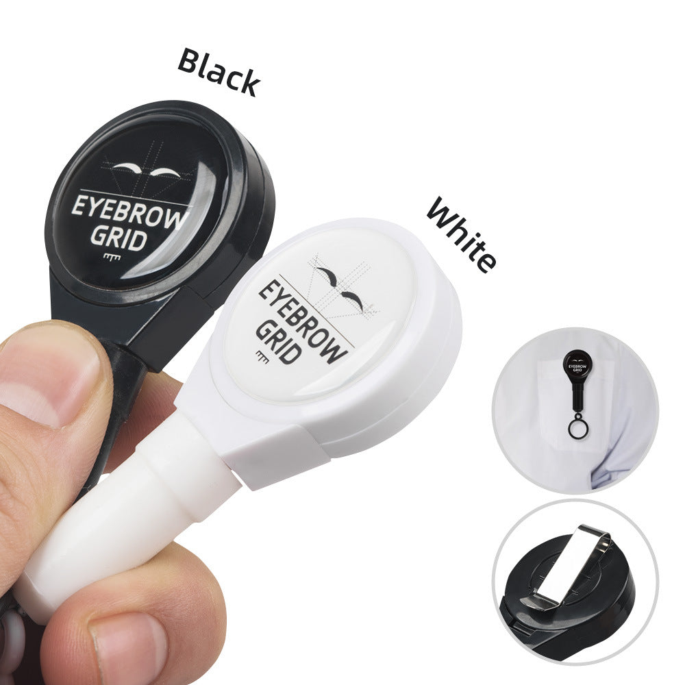 Retractable Eyebrow Mapping String Tool