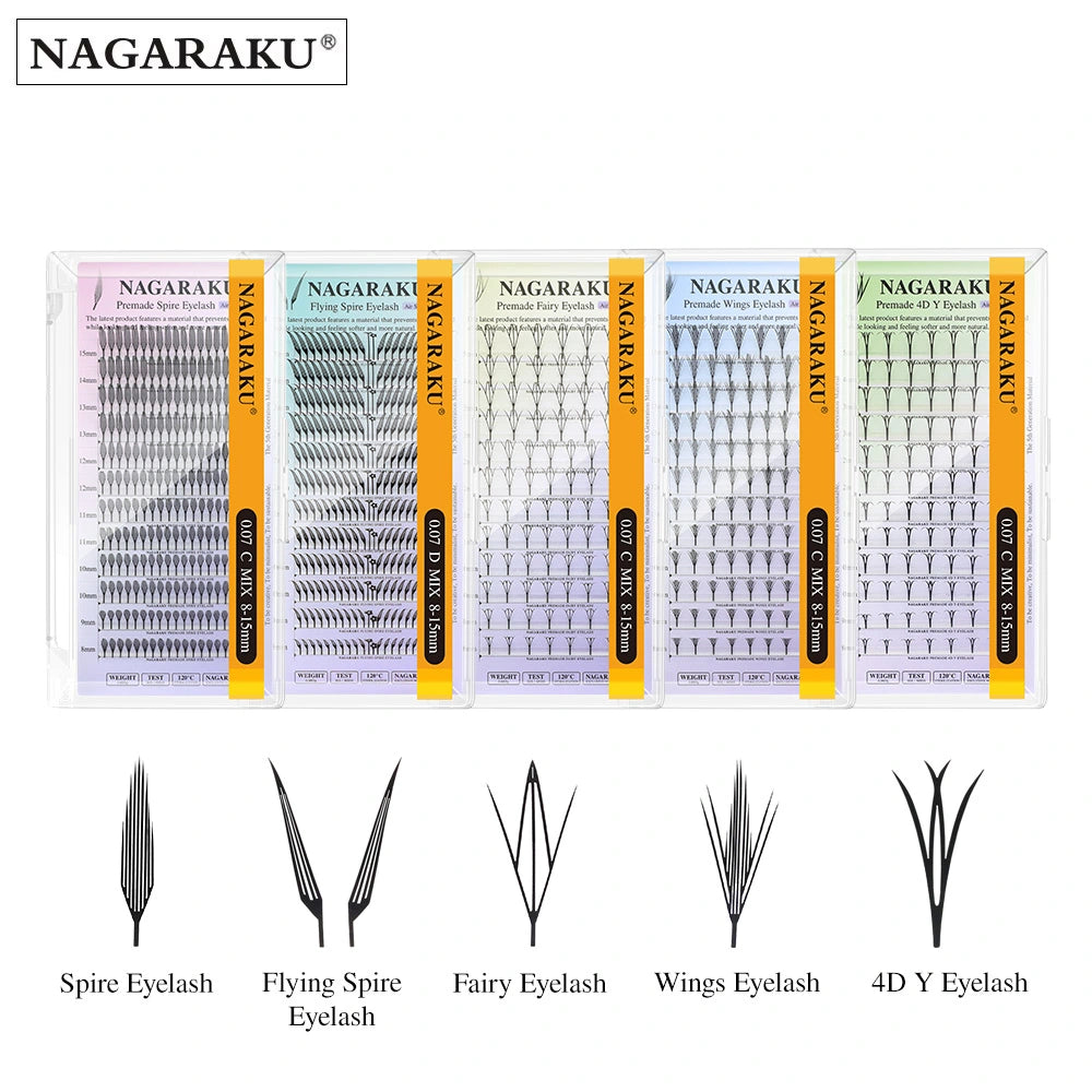 NAGARAKU Premade Spire / Fairy Wings Eyelash