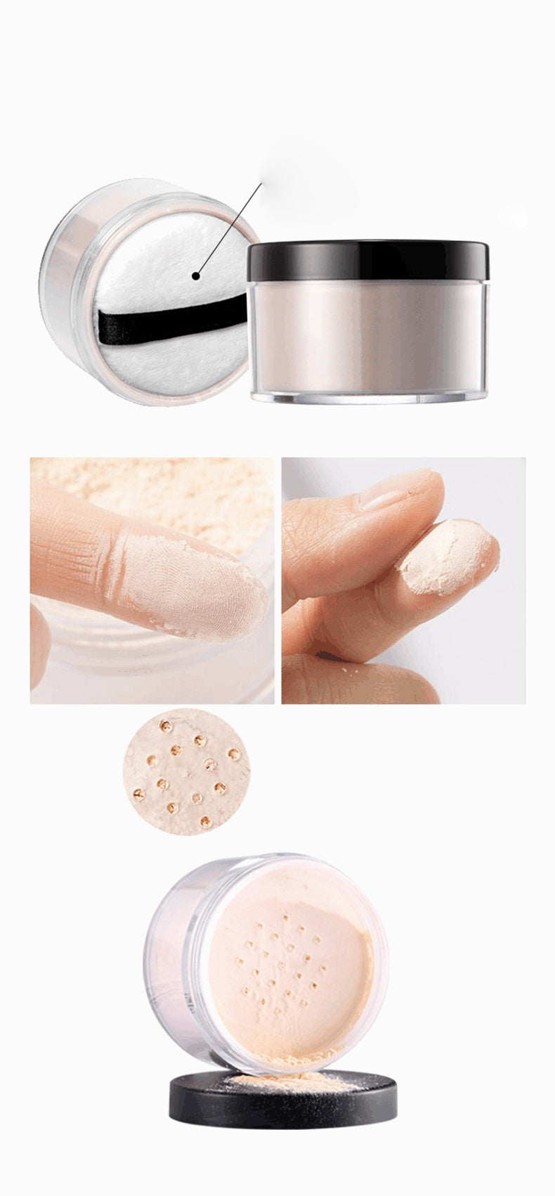 BeautyDIY Lightweight Waterproof Long-Lasting Setting Powder