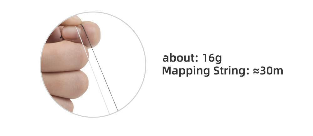 30m Bottled Pre-Inked Eyebrow Mapping String with Built-in Cutter - PMU Brow Thread