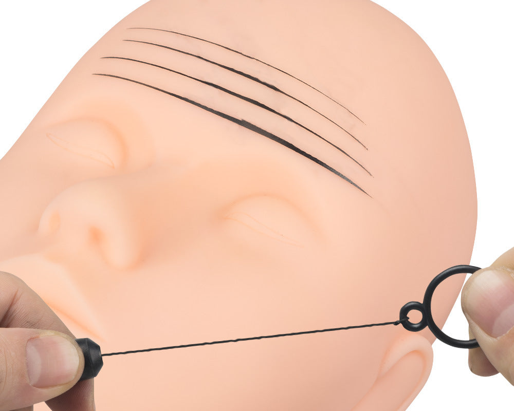 Retractable Eyebrow Mapping String Tool