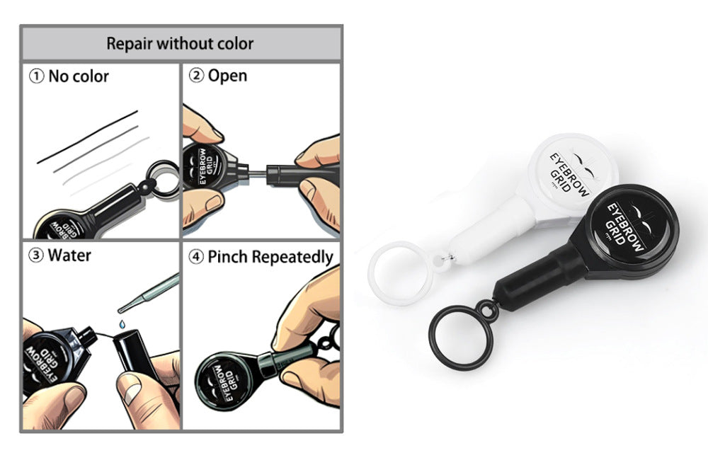 Retractable Eyebrow Mapping String Tool