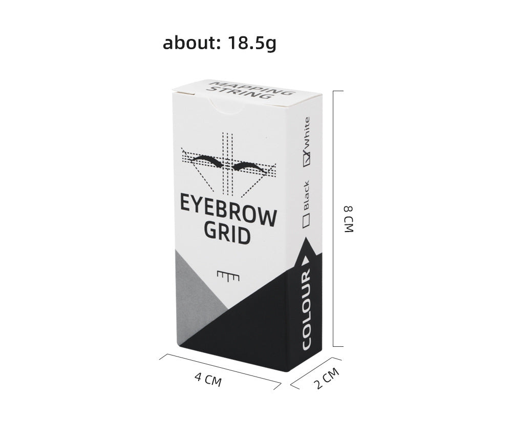 Retractable Eyebrow Mapping String Tool