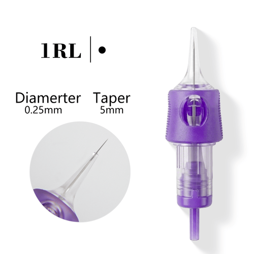 BeautyDIY Violet Precision 1RL 0.25mm PMU cartridge needle