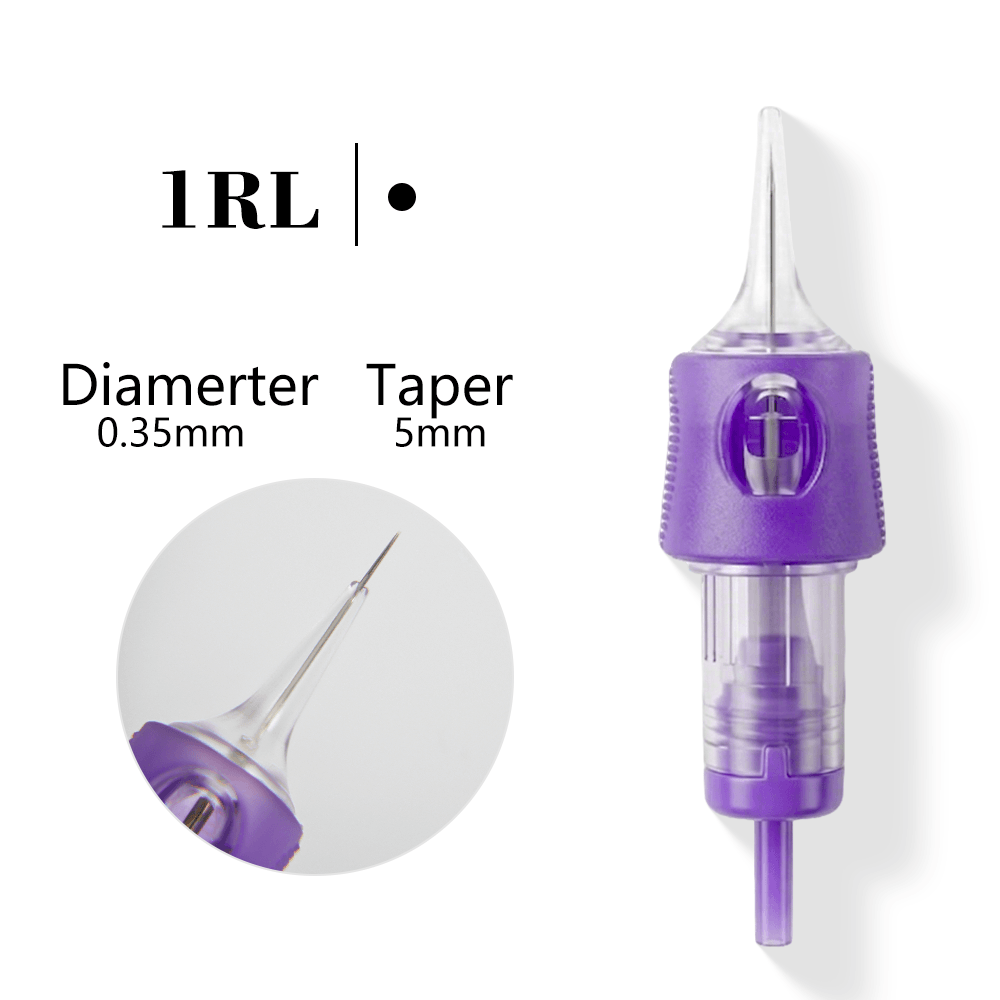 BeautyDIY Violet Precision 1RL 0.35mm PMU cartridge needle