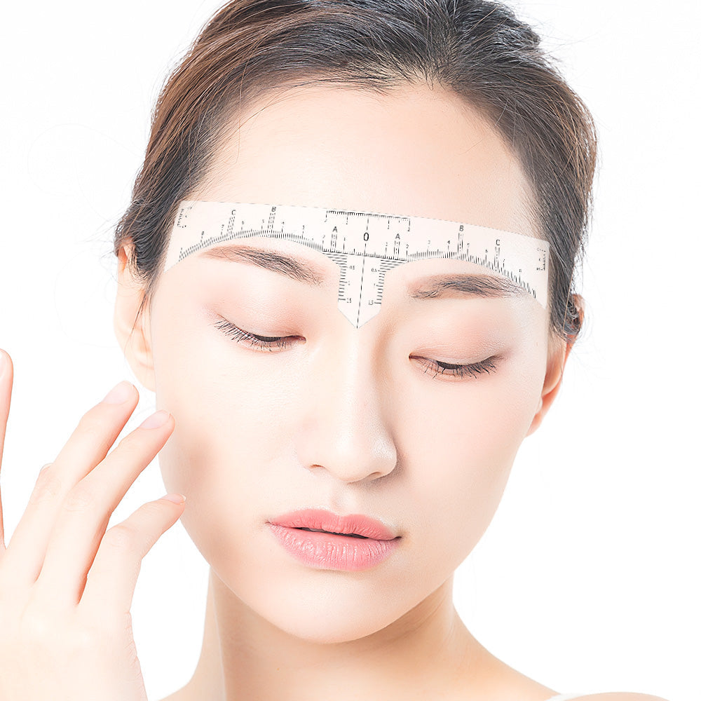 Disposable Eyebrow Ruler Stickers – 50 Pack – product view 6