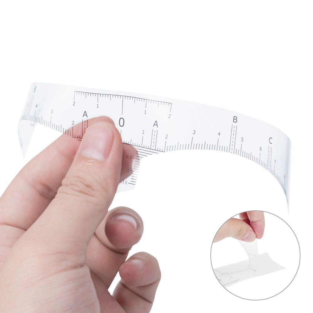 Disposable Eyebrow Ruler Stickers – 50 Pack – product view 4