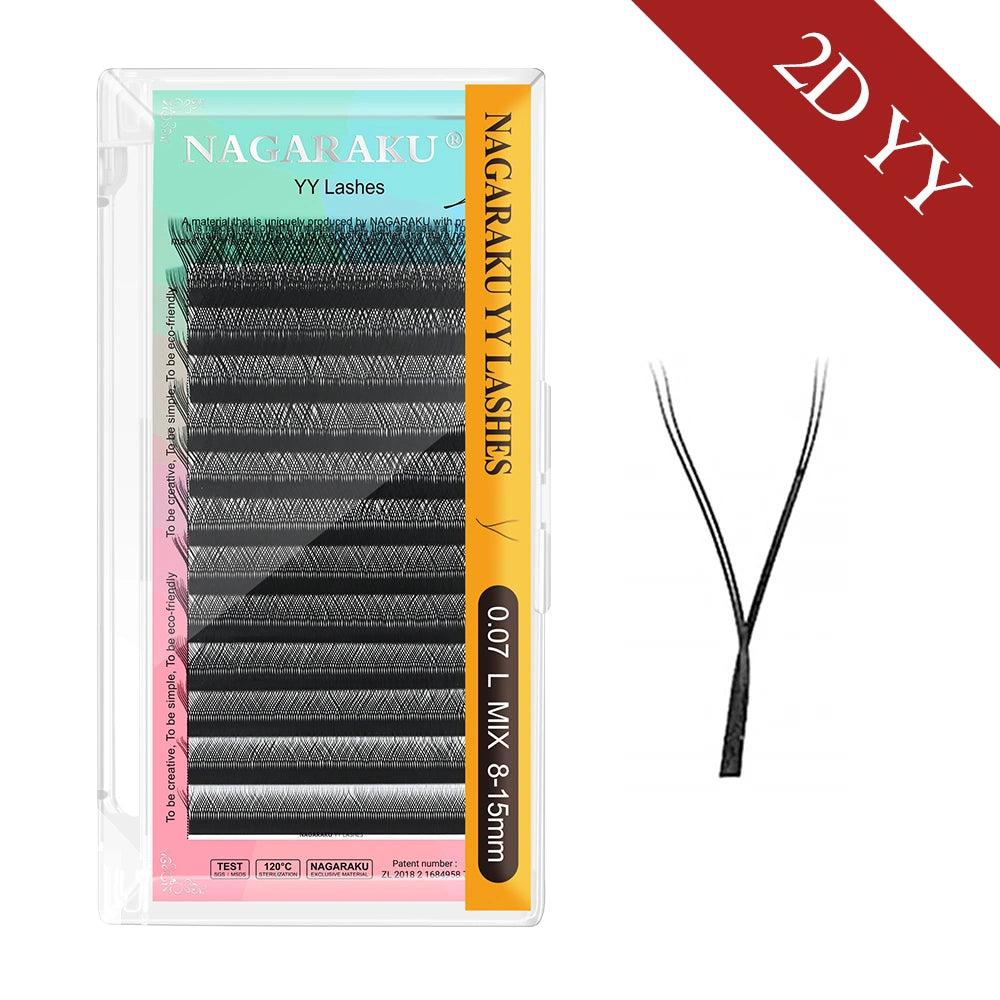 NAGARAKU 2D Y YY YYY Eyelash Extension