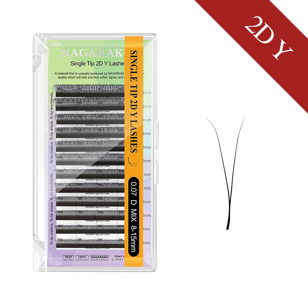 NAGARAKU 2D Y YY YYY Eyelash Extension