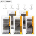 NAGARAKU Brown 3D 4D 5D W Eyelash Extension