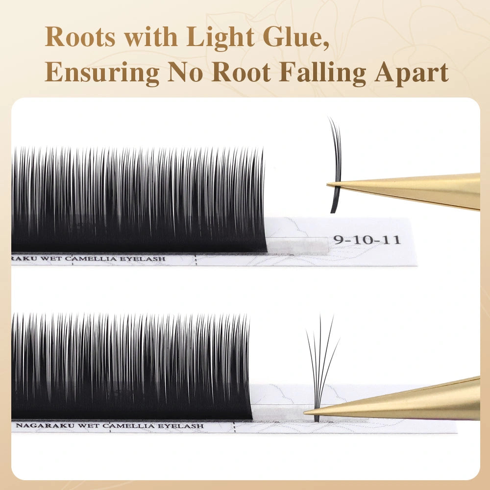NAGARAKU Wet Camellia Eyelash Extension