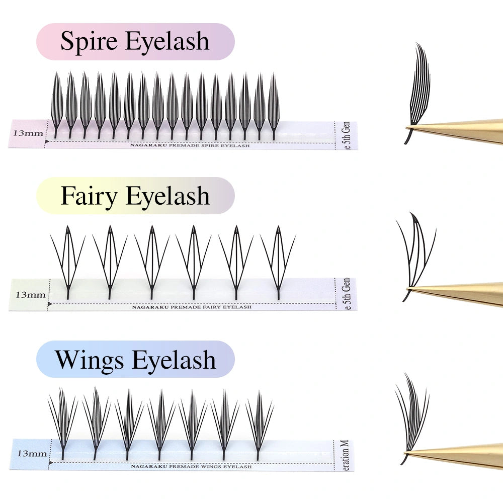NAGARAKU Premade Spire / Fairy Wings Eyelash
