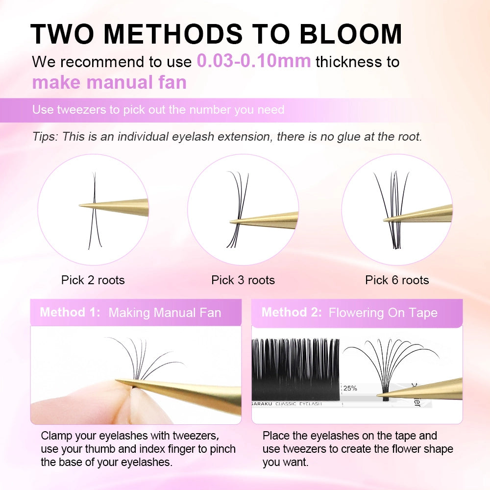NAGARAKU Classic Individual Eyelash Extension Mix Length