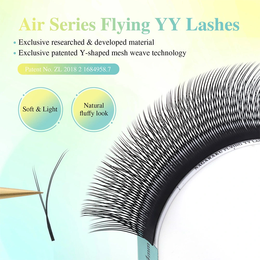 NAGARAKU Air Series Flying 2D YY/3D W Eyelash Extension