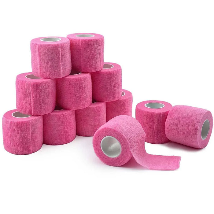 Pink Cohesive Bandages