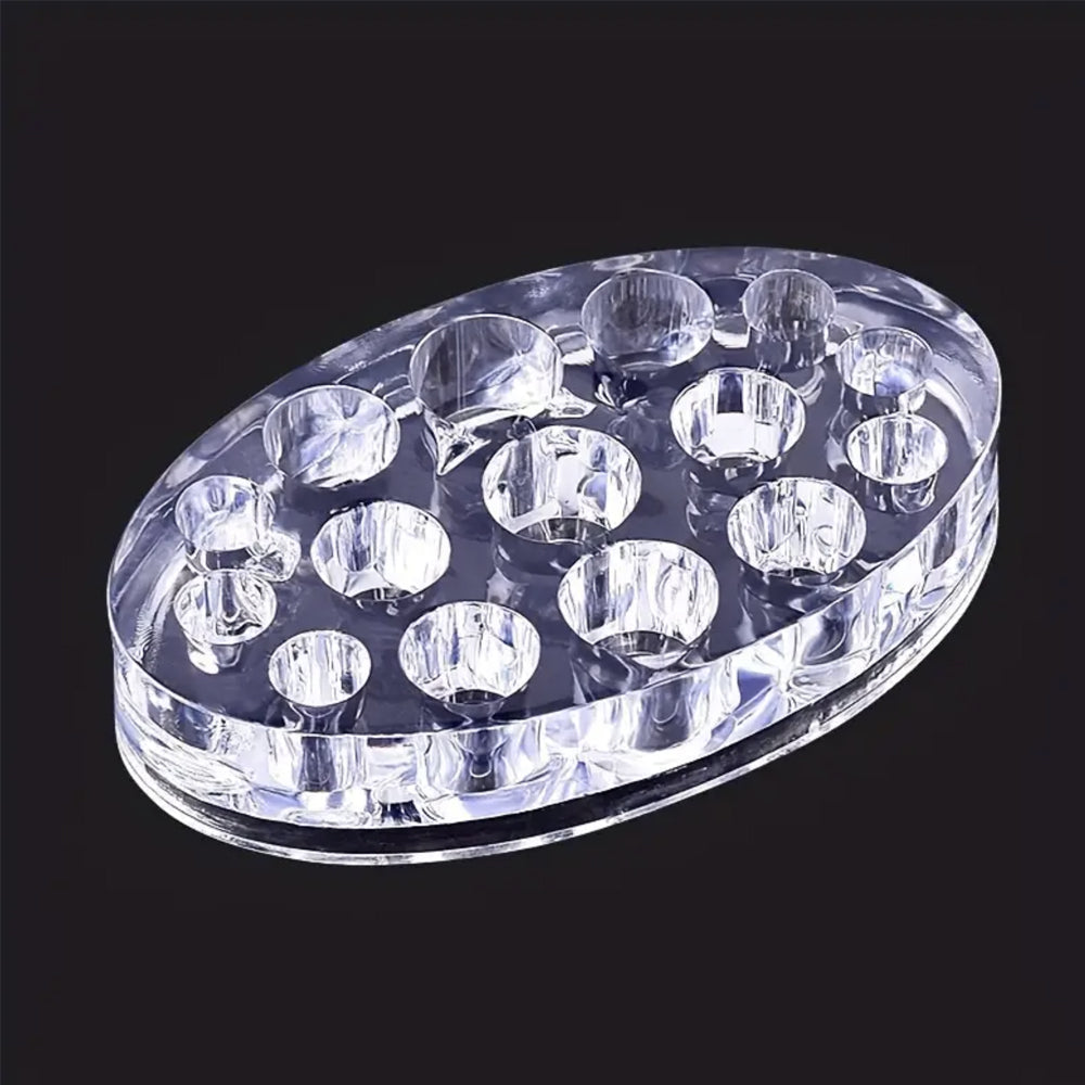 Oval Pigment Cup Holder - 15 Slots