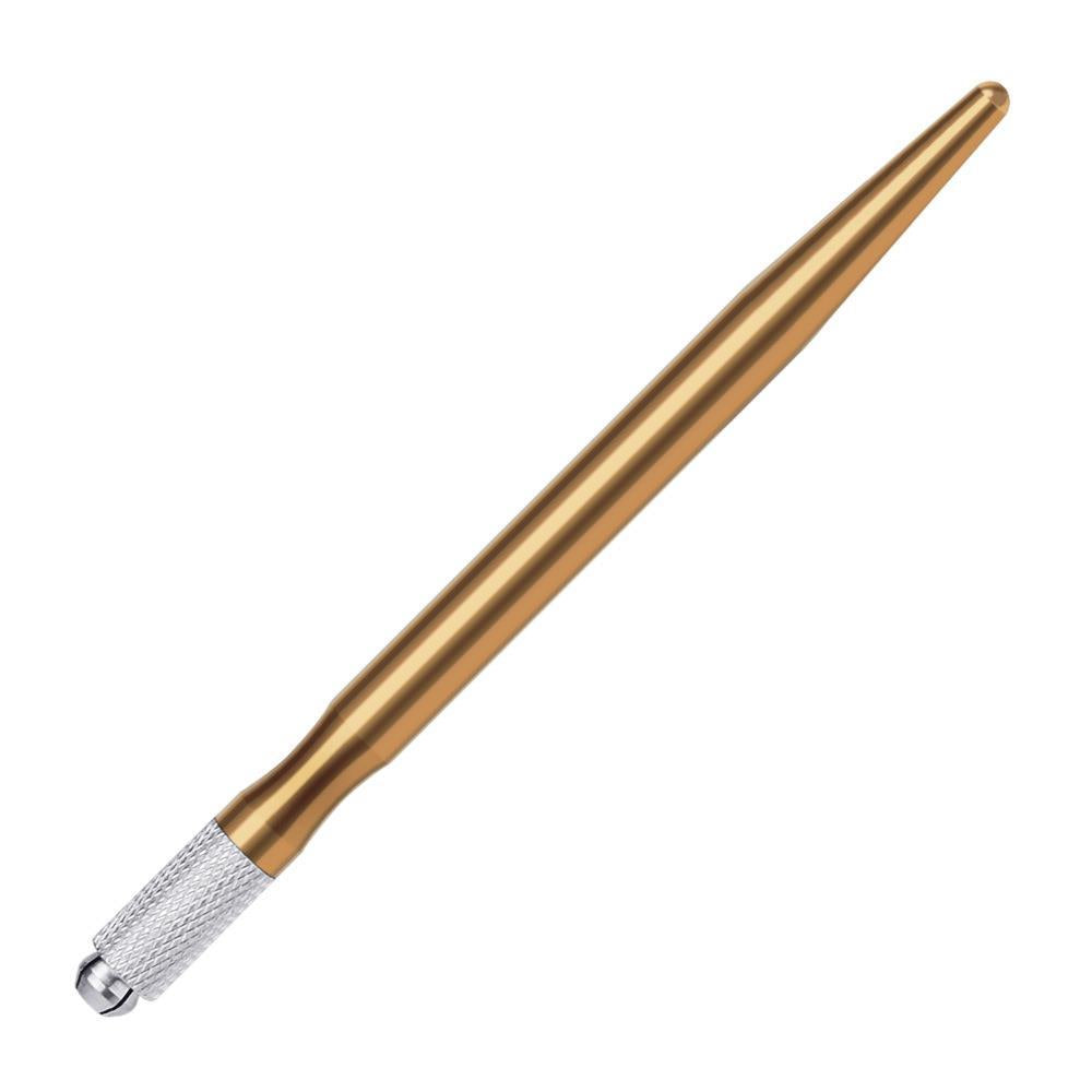 Manual Microblading Pen - Lightweight Aluminum Eyebrow PMU Tattoo Handle