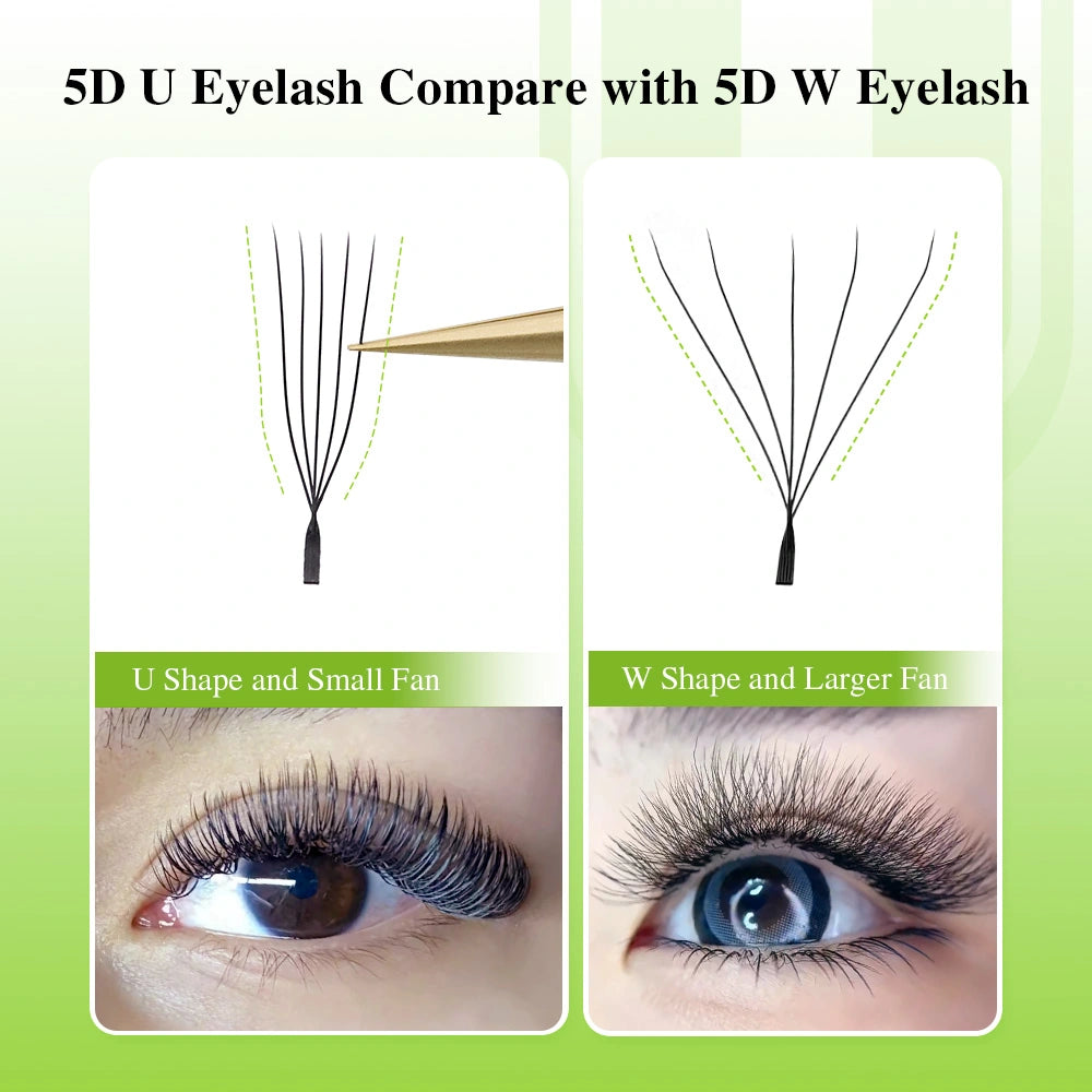 NAGARAKU 3D 4D 5D U-Shaped Eyelash Extension