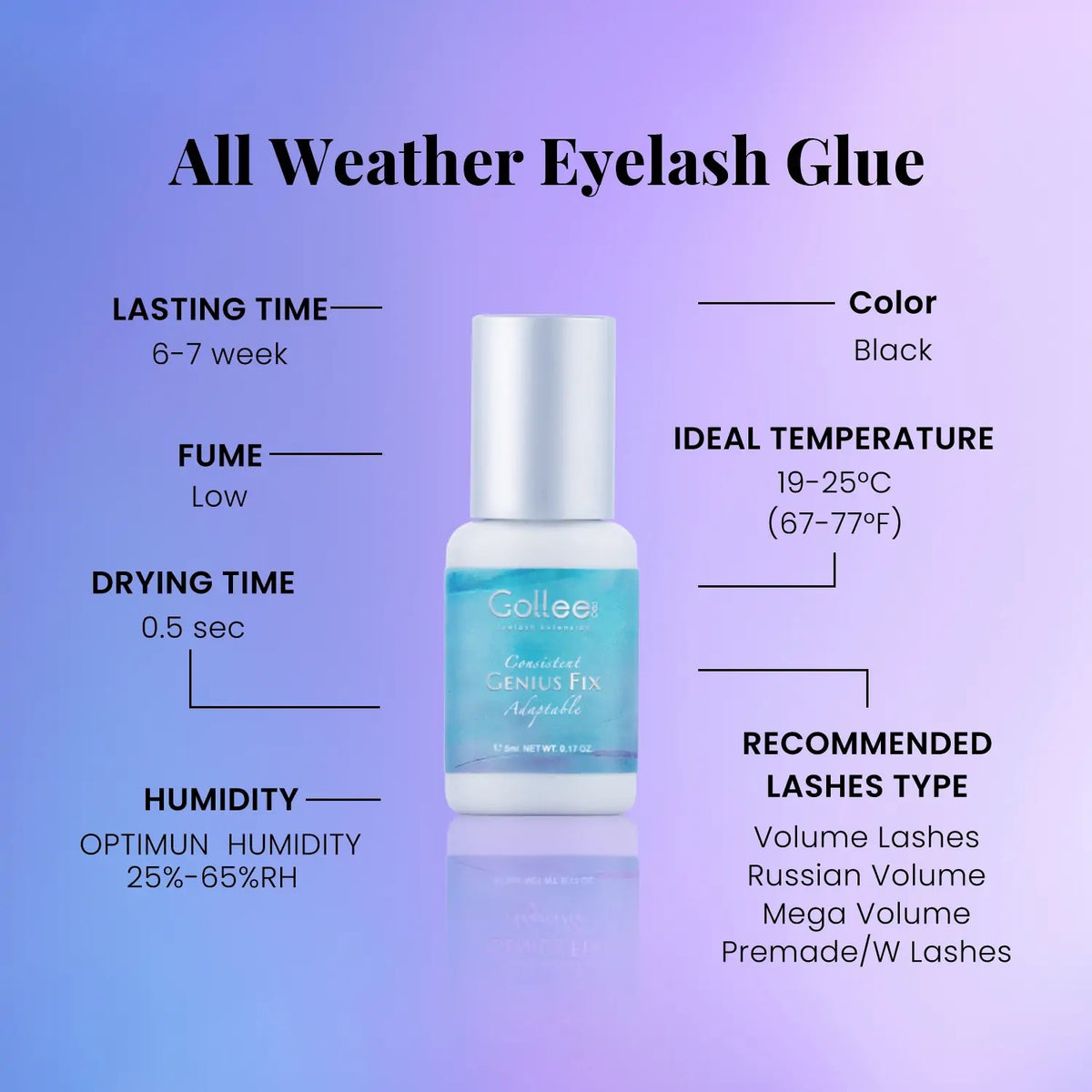 G01 Genius Fix Eyelash Extension Glue