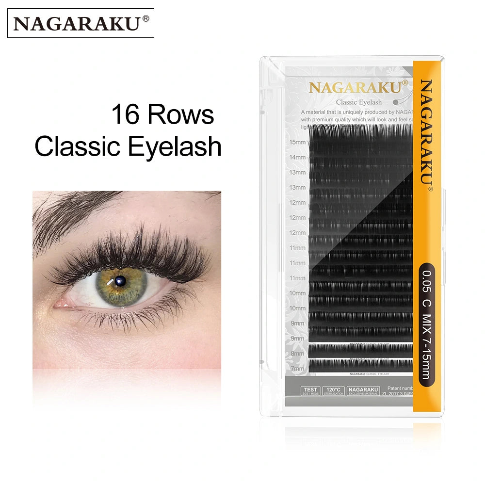 NAGARAKU Classic Individual Eyelash Extension Mix Length