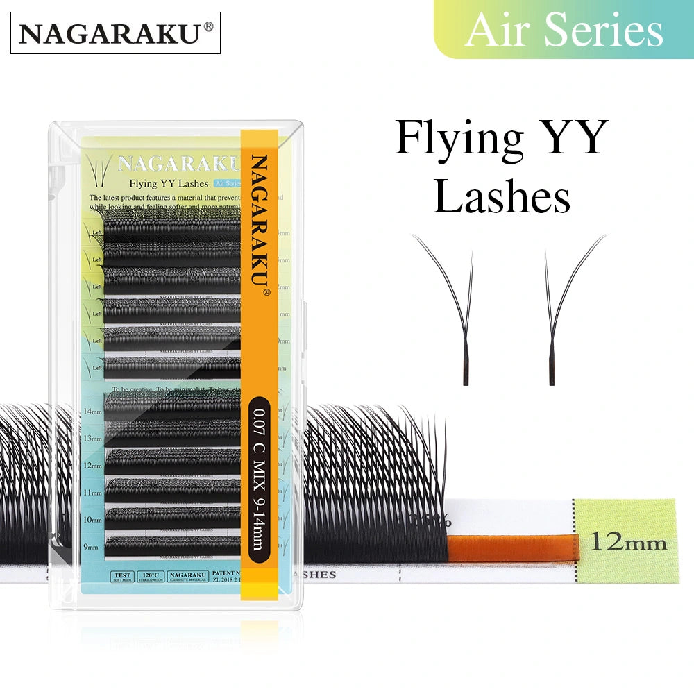 NAGARAKU Air Series Flying 2D YY/3D W Eyelash Extension