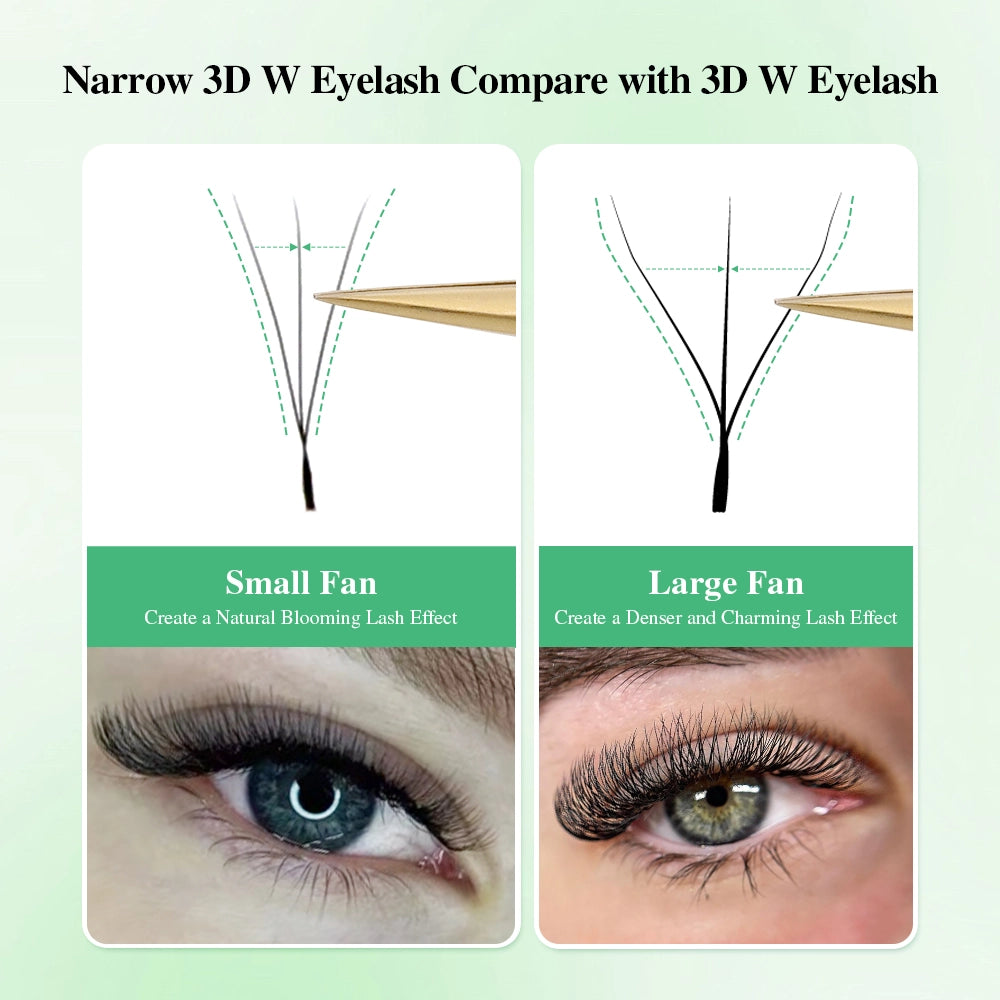 NAGARAKU Narrow 3D/4D/5D W Eyelash Extension