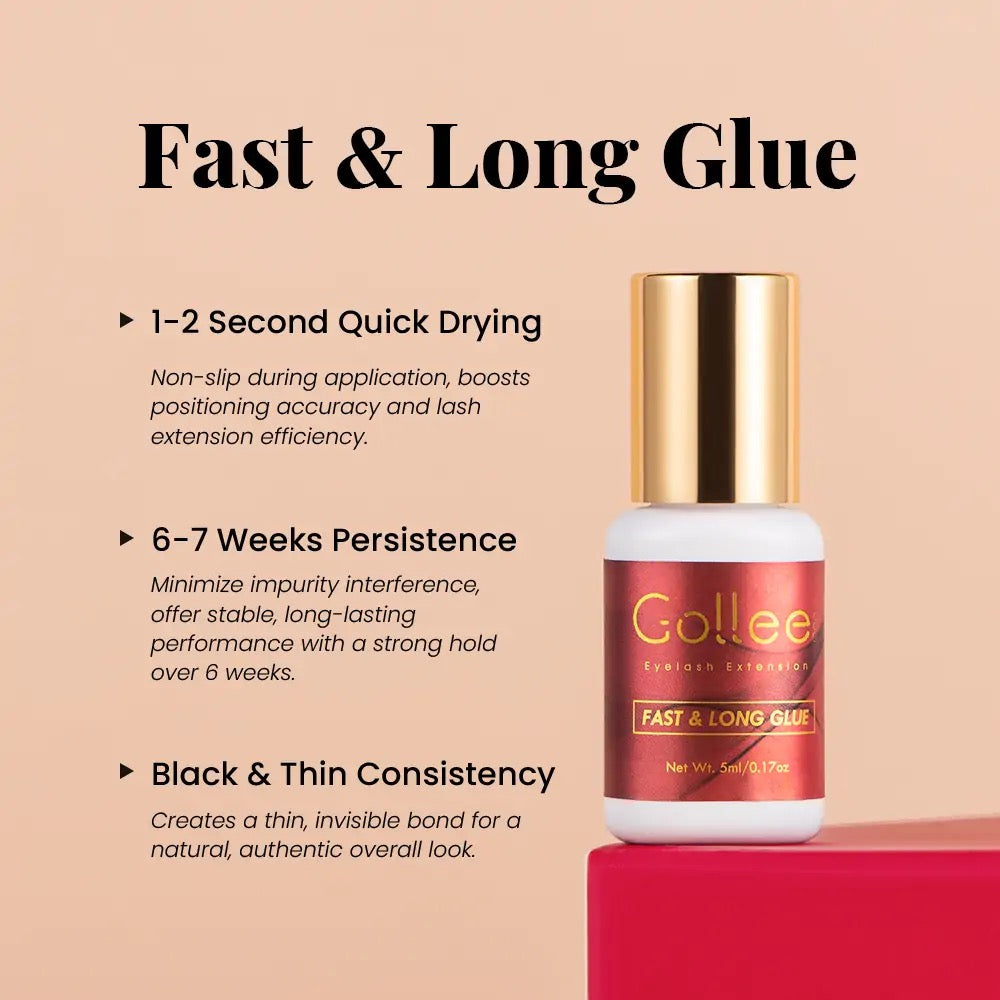 Fast & Long Eyelash Extension Glue
