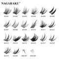 NAGARAKU Self-Adhesive DIY Cluster Lashes with Tweezers
