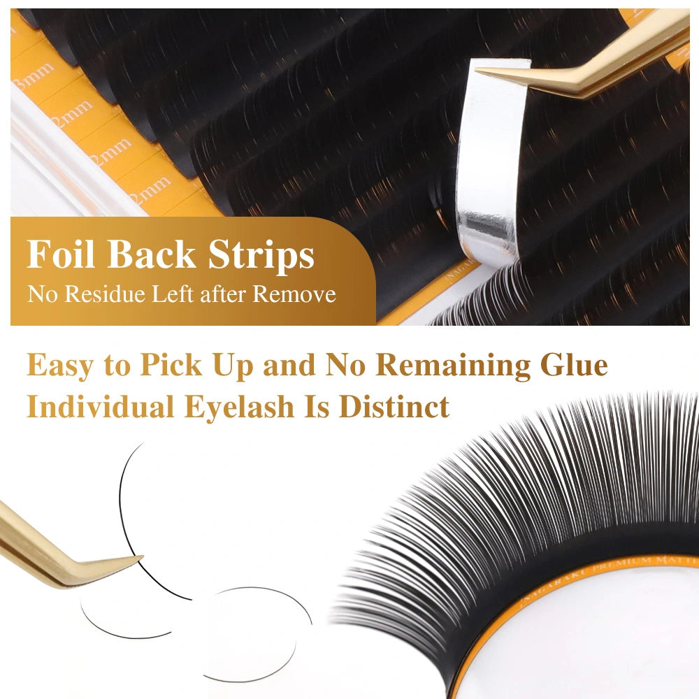 NAGARAKU Air Series Double Tips Ellipse Eyelash Extension