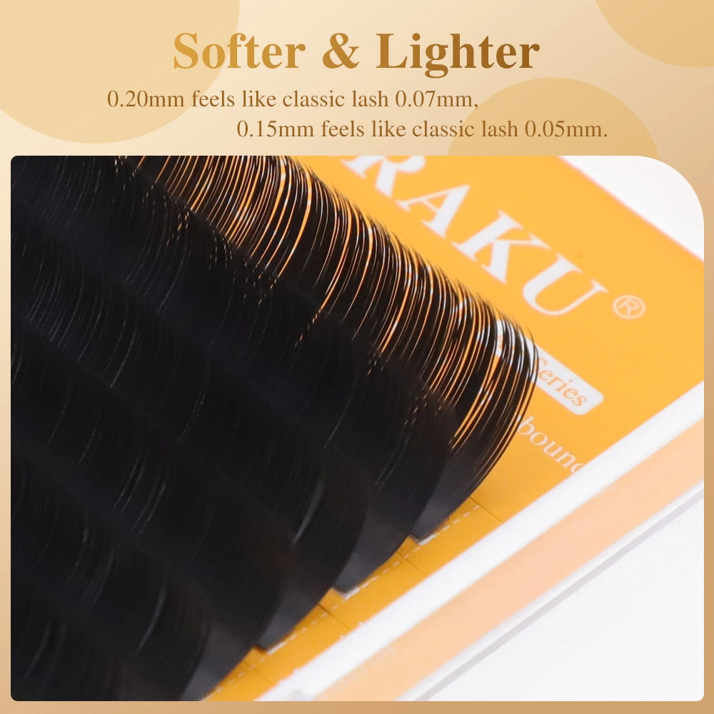 NAGARAKU Air Series Double Tips Ellipse Eyelash Extension
