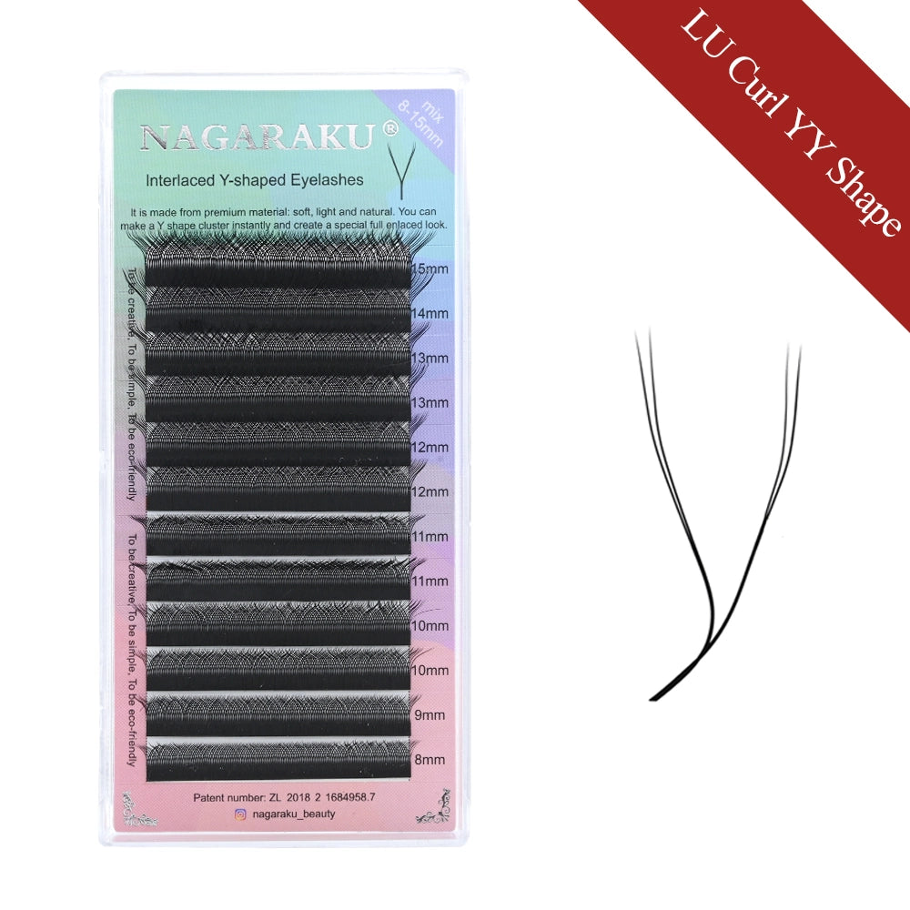 NAGARAKU 2D Y YY YYY Eyelash Extension