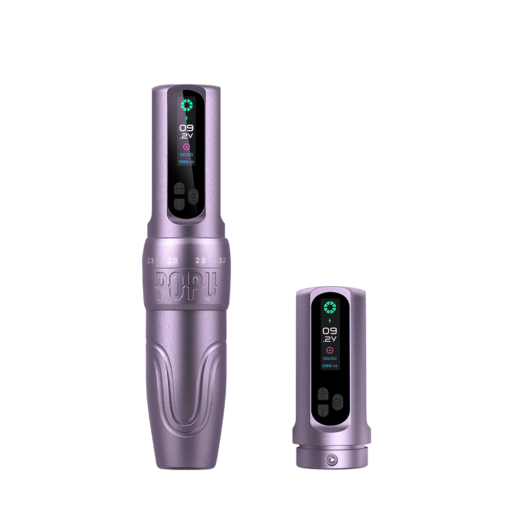 POPU DIVA Adjustable Stroke wireless PMU Pen Machine - POPU MICRO BEAUTY