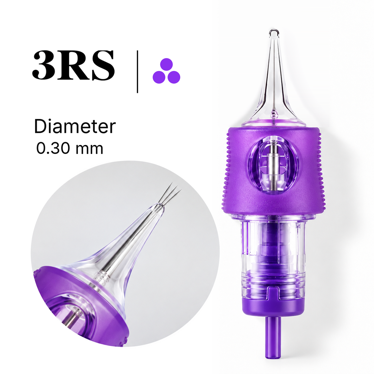 IRIS Shader 3RS 0.30 mm PMU cartridge needle