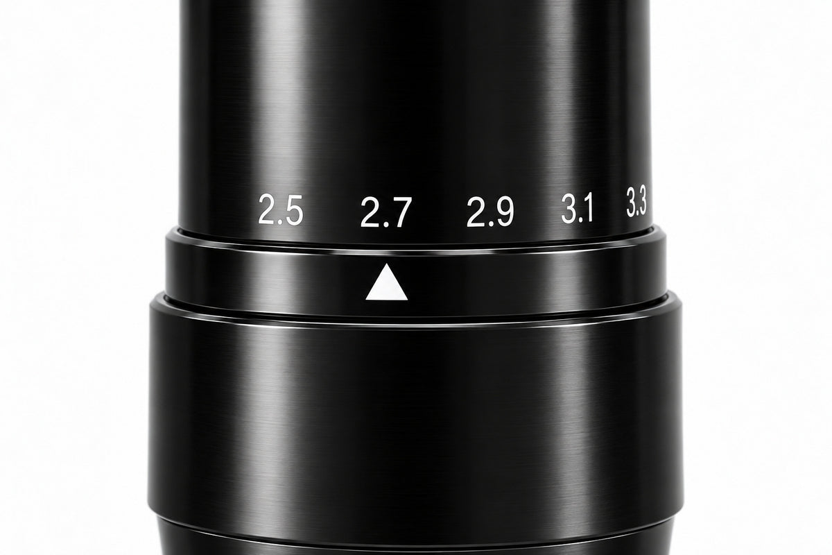 MX-12 Pro stroke dial with settings from 2.5 to 3.5 mm
