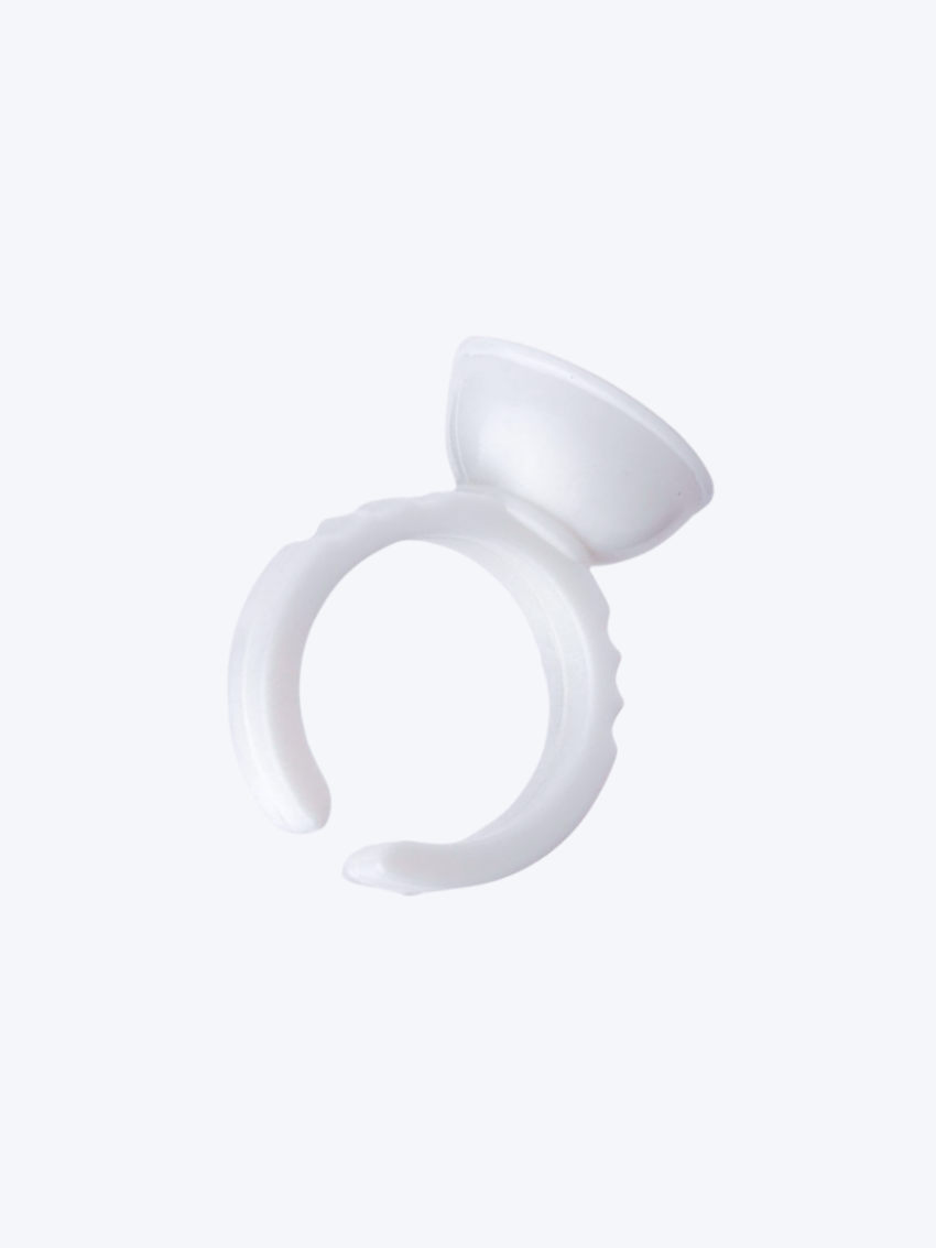 Single disposable plastic finger ink cup