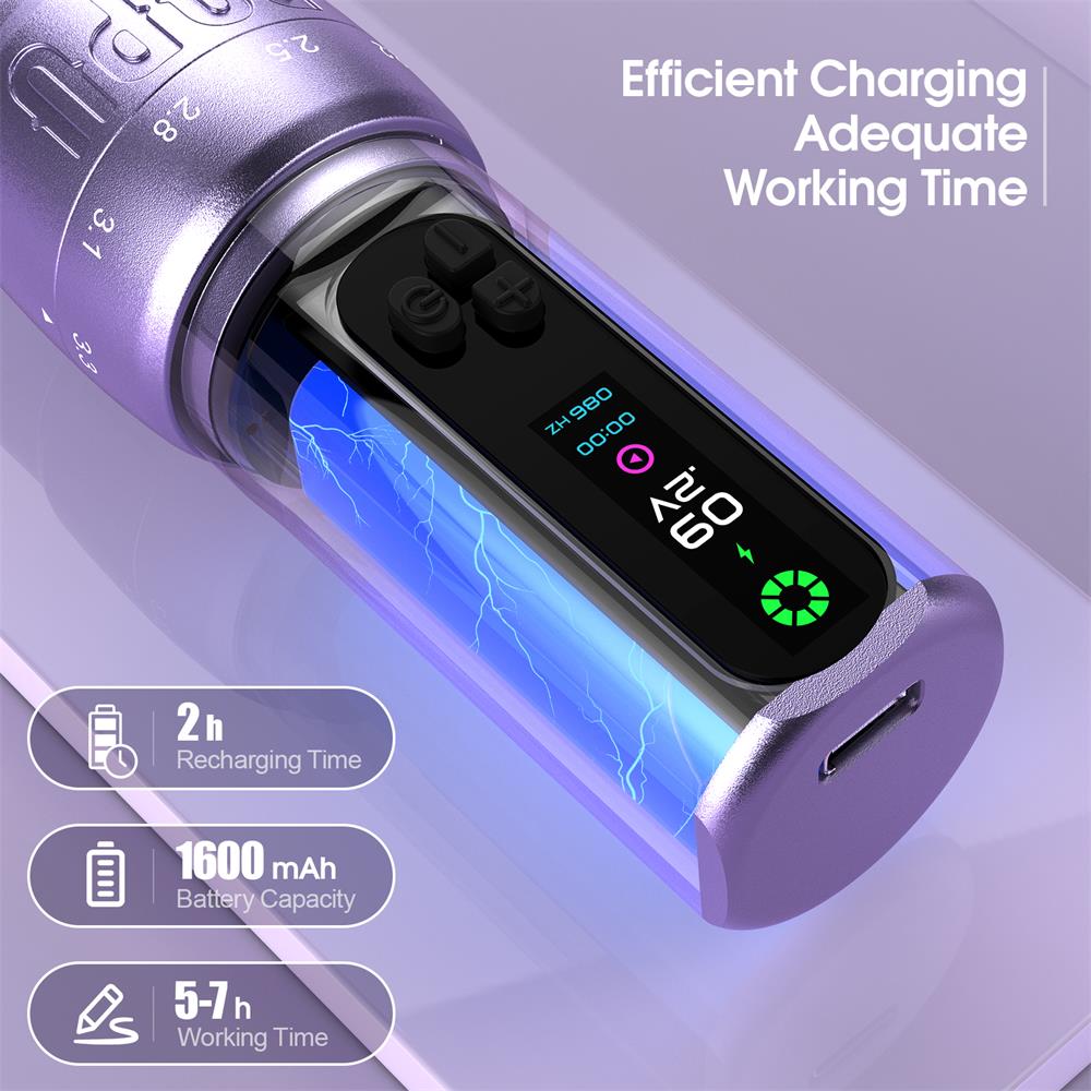 POPU Diva Adjustable-Stroke Wireless PMU Machine – product view 6